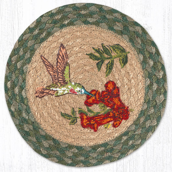 MSPR-365 Hummingbird Printed Round Trivet 10"x10"