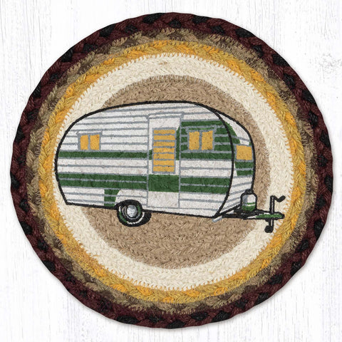 MSPR-395 Camper Printed Round Trivet 10"x10"