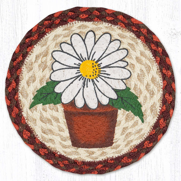MSPR-417 Flower Power Printed Round Trivet 10"x10"