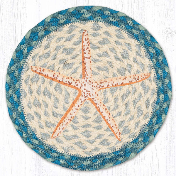 MSPR-866 Pencil Starfish Printed Round Trivet 10"x10"