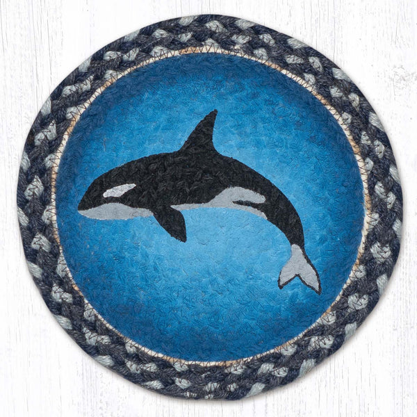 MSPR-869 Orca Printed Round Trivet 10"x10"