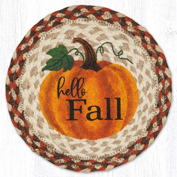 MSPR-884 Fall Welcome Printed Round Trivet 10"x10"