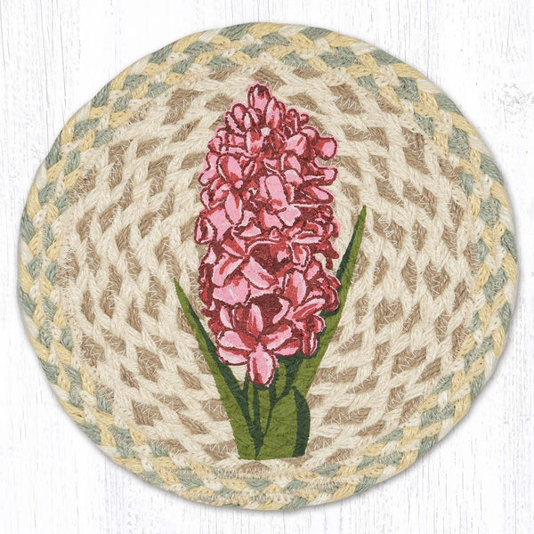 MSPR-886 Hyacinth Printed Round Trivet 10"x10"