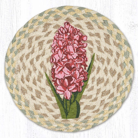 MSPR-886 Hyacinth Printed Round Trivet 10"x10"