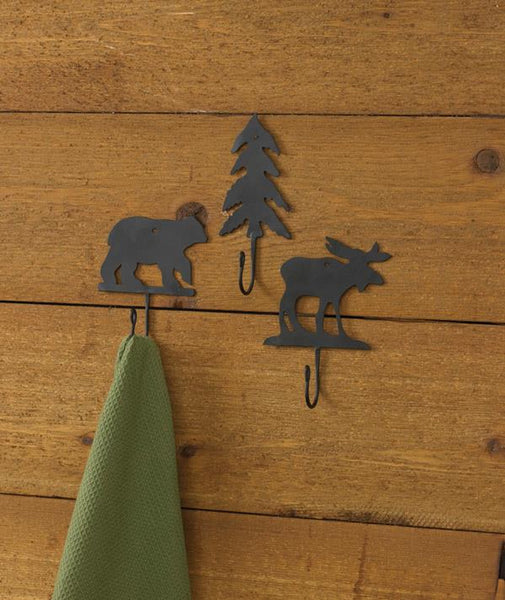 Iron Moose Hook (set of 2)