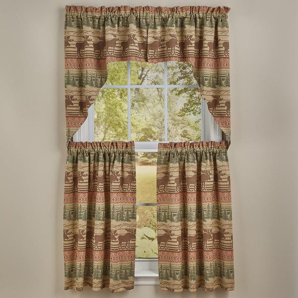 Moose Jacquard Swags 72X36