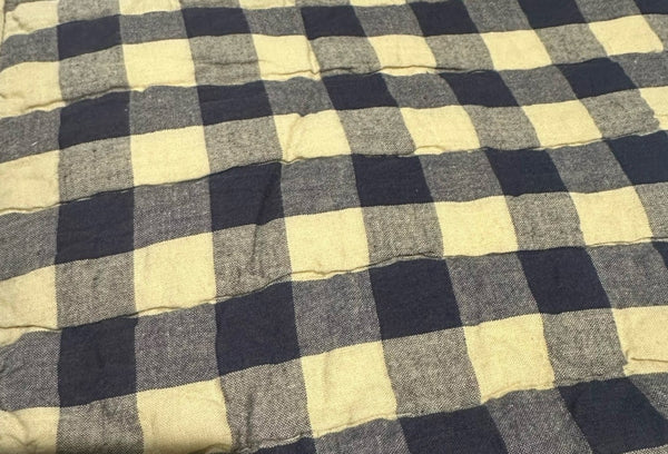 My Country Panel with Attached Scalloped Layered Valance Set of 2 84x40