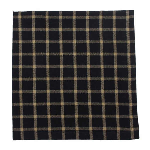 Black & Tan Napkin (set of 6)