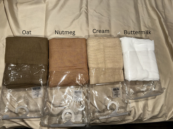 Heirloom Nutmeg Valance – Primitive Farmhouse  Window Treatment