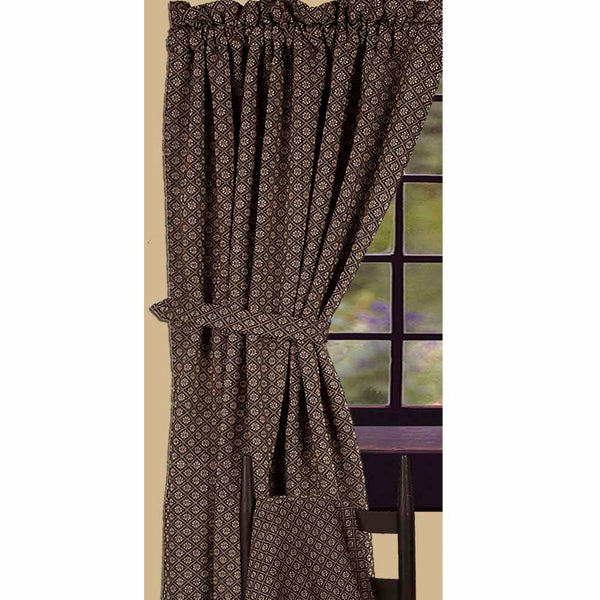 Kingston Jacquard Black 86" Panel