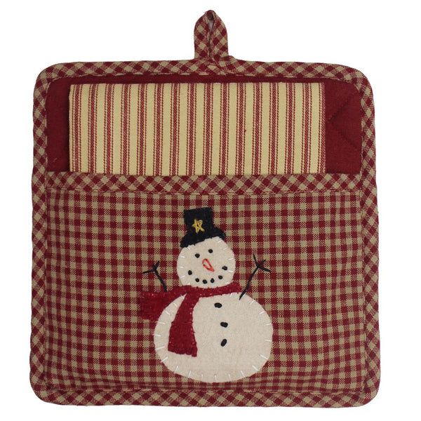 Snowberry Pocket Potholder & Towel Sets – Set of 2