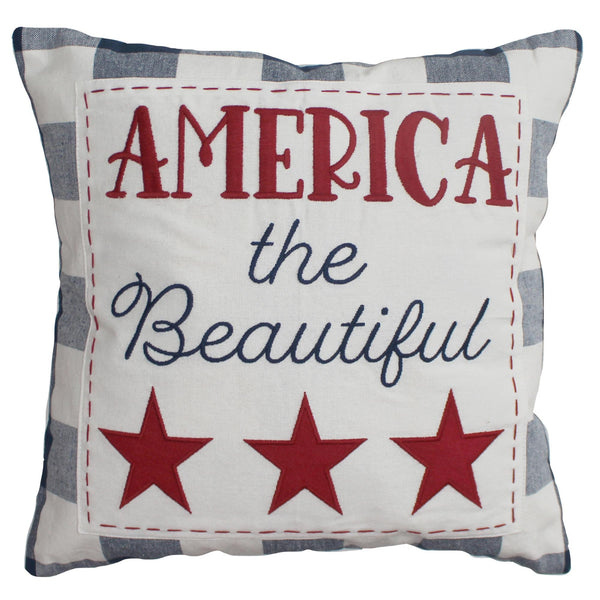 America the beautiful Pillow 14Óx14Ó