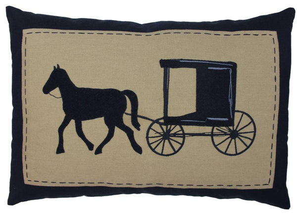 Horse & Buggy 14x20 Pillow