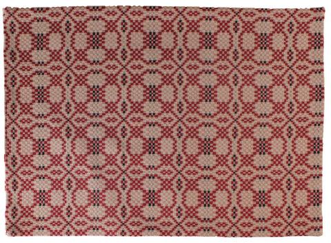Kendall Jacquard Red Queen Bed Cover