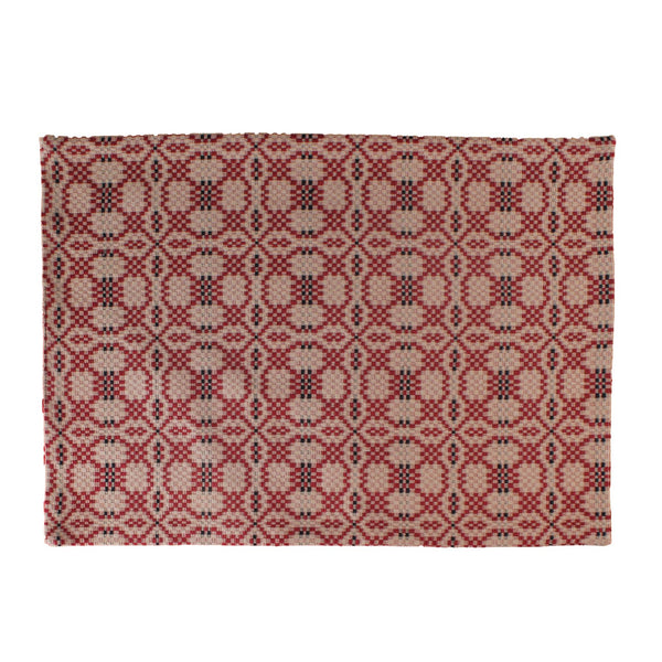 Kendall Jacquard Red Placemat (set of 6)