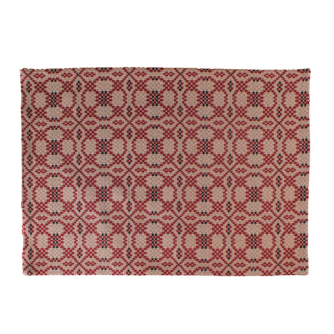 Kendall Jacquard Red Placemat (set of 6)