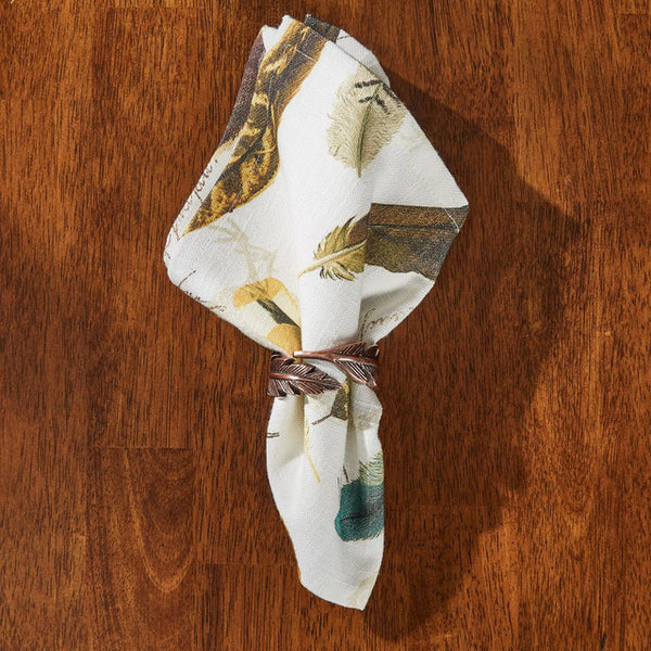 Add a gorgeous accent to your country table with the Pheasant Run Napkins! Featuring colorful pheasant feathers and shadows in the background, these napkins are sure to add a unique and stylish touch to your decor! Coordinate with the Pheasant Run Placemat and Table Runner for the complete look!