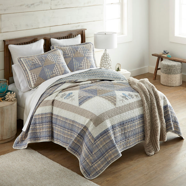 Coastal Star Twin Quilt Set