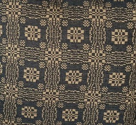 Gettysburg Black & Mustard King Combo - Bed Cover and 2 Matching 16"x16" Pillows