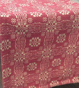 GETTYSBURG RED/TAN THROW 52" X 74"