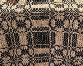 Cambridge Black and Tan Twin Bed Cover 78" X 96"