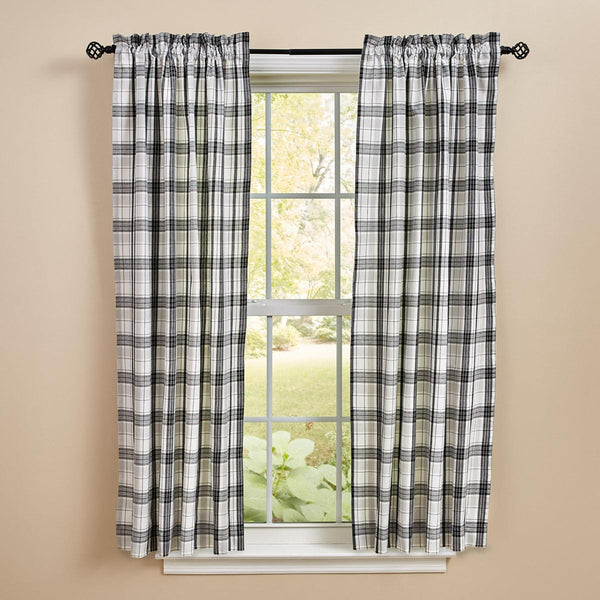 Add charming style to your decor with the Refined Rustic Panels! Featuring a classic plaid design in tones of white, gray, and black, these panels will be an elegant touch to your country home! Complete the look with the rest of the Refined Rustic collection!