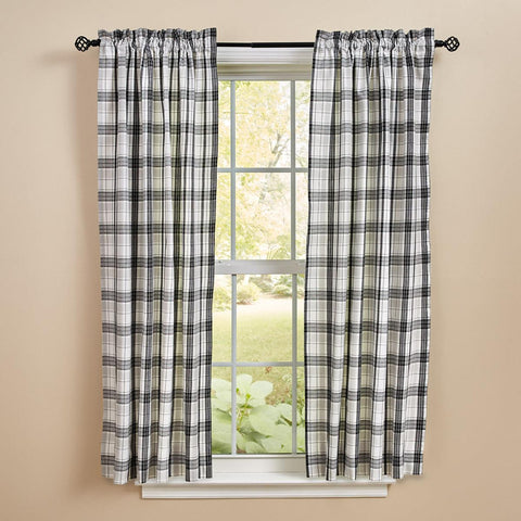 Add charming style to your decor with the Refined Rustic Panels! Featuring a classic plaid design in tones of white, gray, and black, these panels will be an elegant touch to your country home! Complete the look with the rest of the Refined Rustic collection!