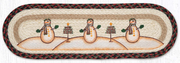 ST-OP-81 Moon & Star Snowman Oval Stair Tread 27"x8.25"