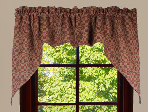 Kendall Jacquard Red Swag