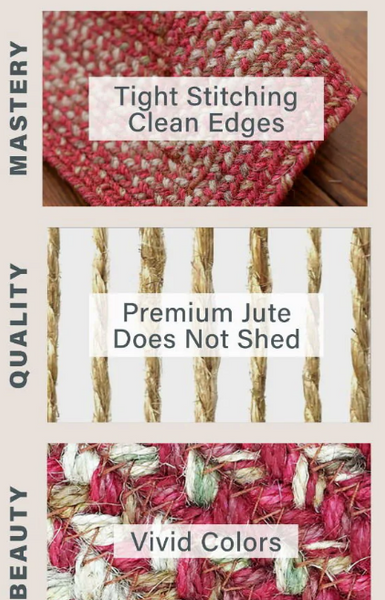 20x30  Apple Pie Oval JUTE