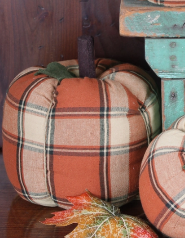 Fall Stuffed Pumpkins Trio, Set of 3 | Buy 2, Get 1 Free - Clearance All Sales Final