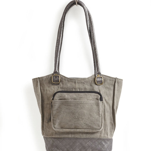 TWO IN ONE TOTE, SMOKE