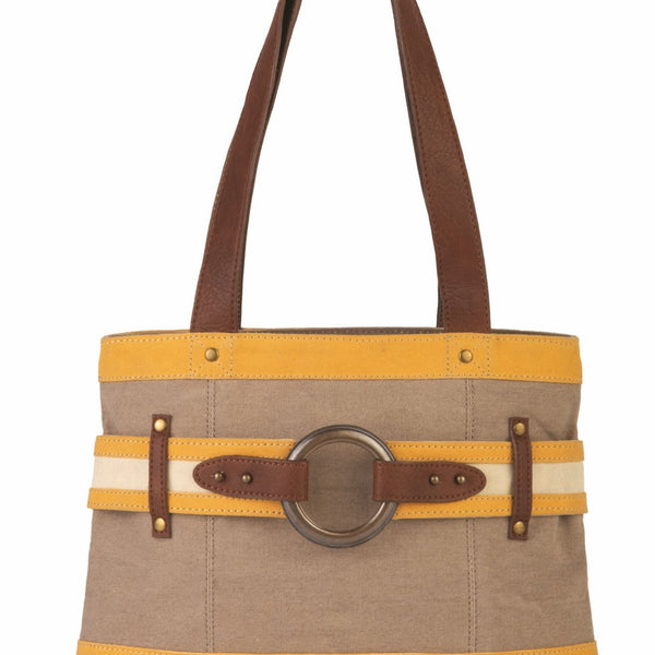 ROWEN HANDBAG, GOLDENROD