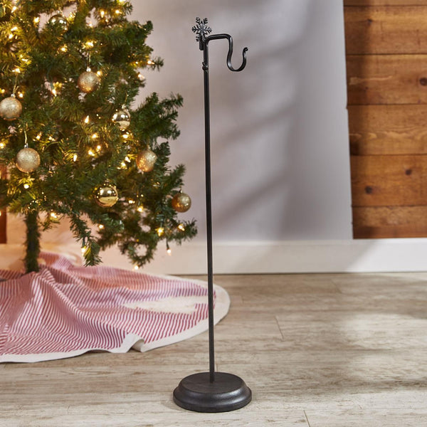 And the stockings were hung by the chimney with care! This simple rustic Snowflake Iron Vertical Adjustable Stocking Hanger will be happy to hold your favorite Christmas stocking! So versatile... Use on a mantel, table, or anywhere in your home that needs a touch of style! Adjustable to fit any need!