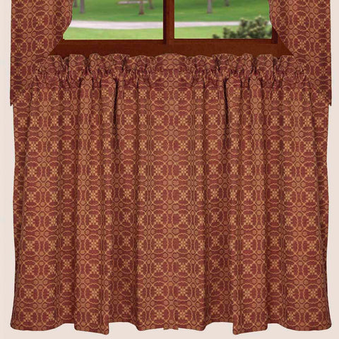 Marshfield Jacquard Tiers 36" Barn Red