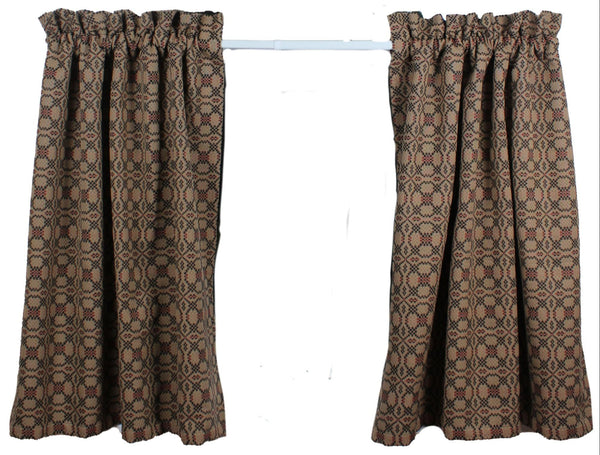 Kendall Jacquard Black Tiers