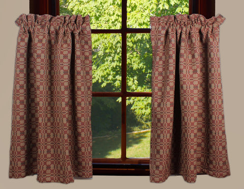 Kendall Jacquard Red Tiers