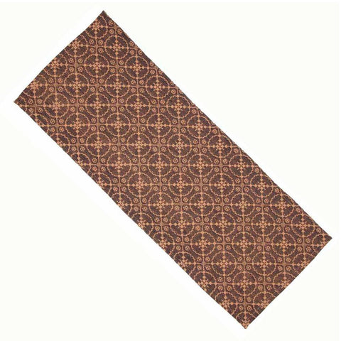 Marshfield Jacquard 54" Table Runner in black woven fabric. Adds rustic primitive charm and farmhouse elegance to dining tables, buffets, and décor displays.