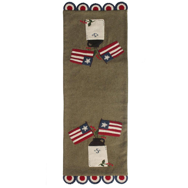 Flag Day Wool Felt Table Runner
