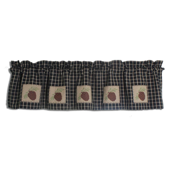Pinecone Patch Valance 60X15.5