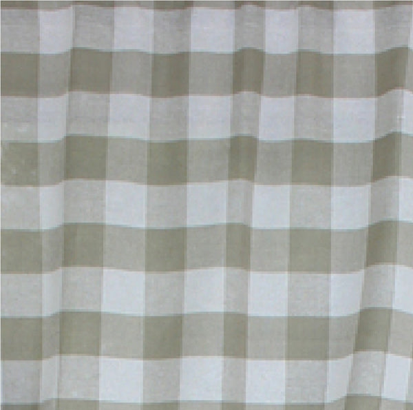 Heirloom Buffalo Check Oat/Buttermilk Valance