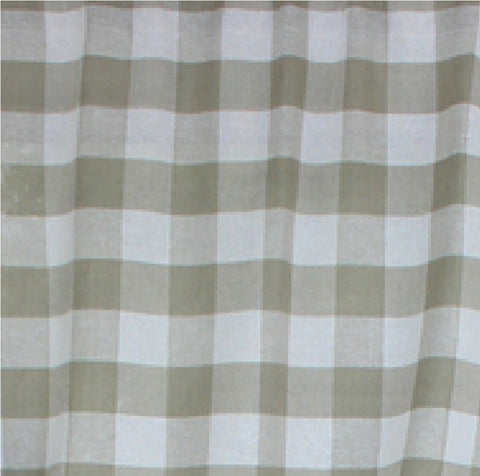 Heirloom Buffalo Check Oat/Buttermilk Valance