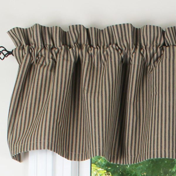 Farmers Harvest Ticking Valance