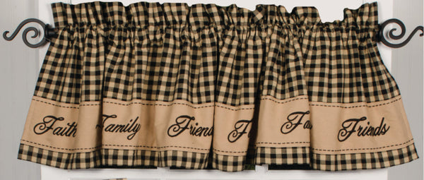 Faith-Family-Friends Valance