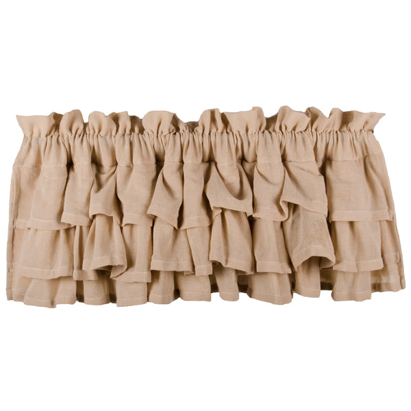 Heirloom Cream Ruffled Valance