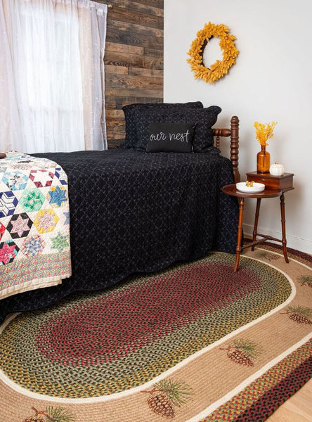 OP-81 Pinecone Oval Patch 5'x8'