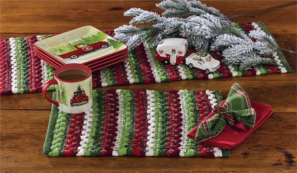 Wintergreen Chindi Placemat (Set of 4)
