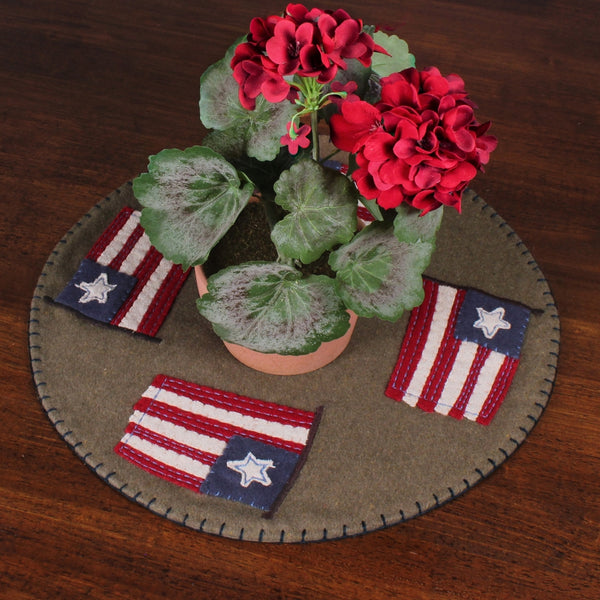 Flag Day Candle Mat