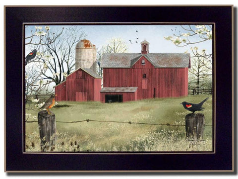 "Harbingers of Spring" By Billy Jacobs, Black Frame 14x10