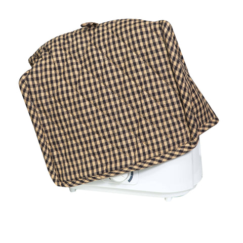 Toaster Cover - Black Check